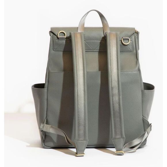 Freshly Picked Classic Diaper Bag II Stone 3-1 NWT HTF - Picture 2 of 7